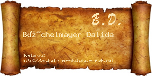 Büchelmayer Dalida névjegykártya